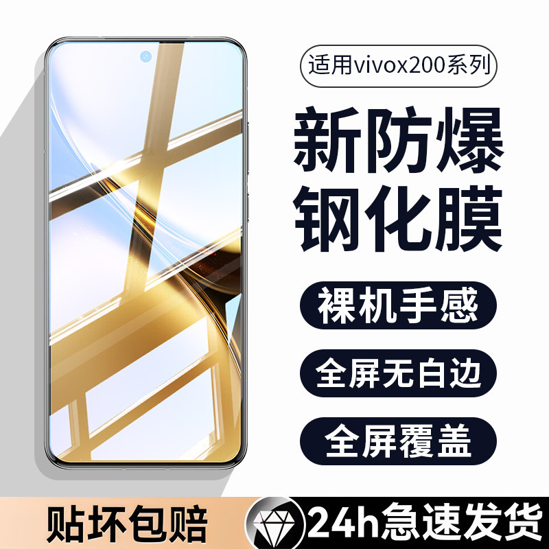 Zhiwo เหมาะสําหรับ vivoy200i ฟิล์มนิรภัย Y200GT ฟิล์มโทรศัพท์มือถือ y200t สไตล์ใหม่ y200 ครอบคลุมเต็