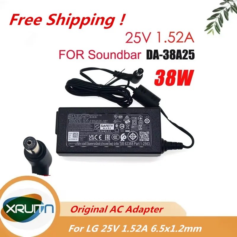 อะแดปเตอร์ AC เดิม DA-38A25 25V 1.52A 38W สําหรับ LG SH7PE-H GLOBAL SH5B SJ7 SH4 SH6 SK5Y SH7 SH7 SH
