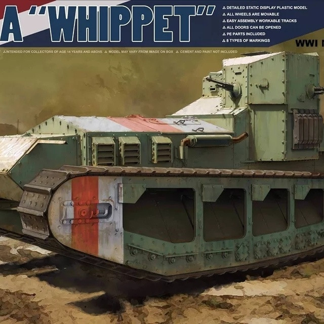 TAKOM TAKOM 2025 1/35 MK.A Ebit Dog Medium Tank Assembly Model