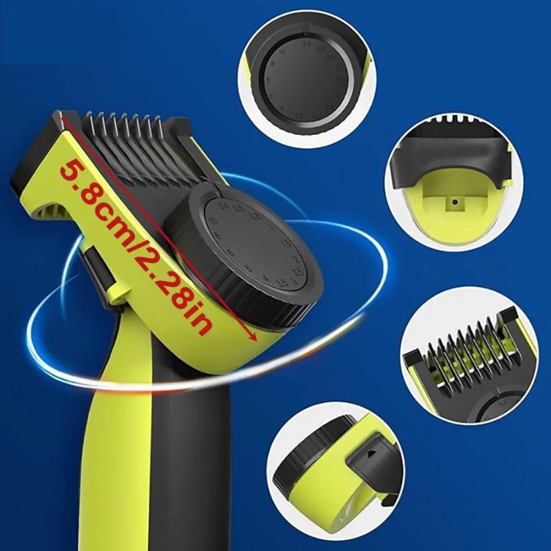 เปลี่ยนหวีผิวสําหรับ Philips Oneblade Pro QP2520 QP2530 QP2620 QP2630 QP6510 QP6520 Beard Trimmer Gu