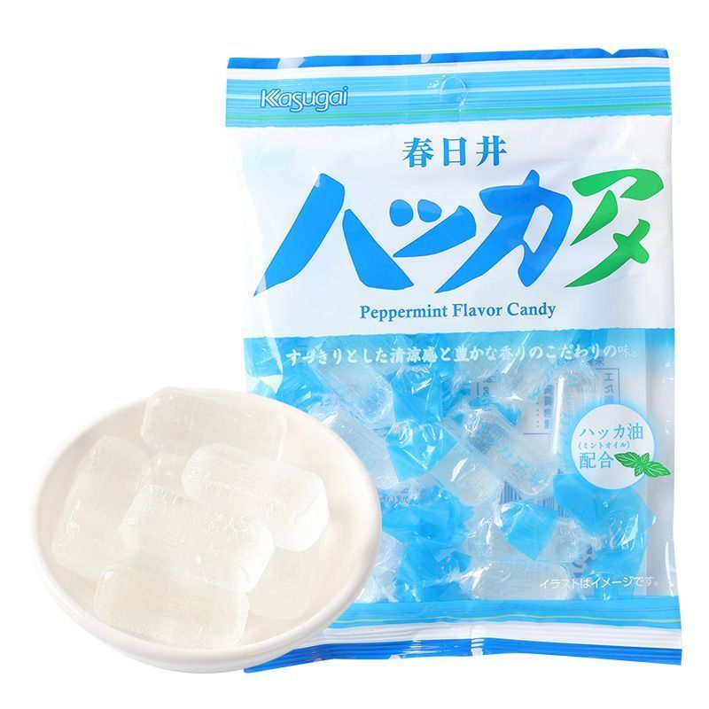 Kasugai ญี่ปุ่นนําเข้าขนมมิ้นต์ Candy Mint Candy Throat Candy Crystal Cool 8-88v