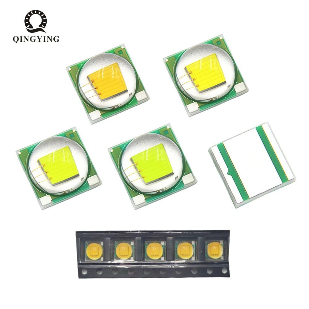 10-50pcs 5050 ชิป SMD 5W-8W LED ไดโอด XM 5050-L1 3V 3.4V ชิ้นส่วนไฟฉาย DIY สําหรับจักรยานรถอุปกรณ์เส