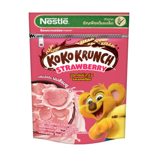 [เลือกขนาดได้] NESTLE KOKO KRUNCH Strawberry โกโก้ครั้นช์ สตรอเบอรี่ 50 กรัม