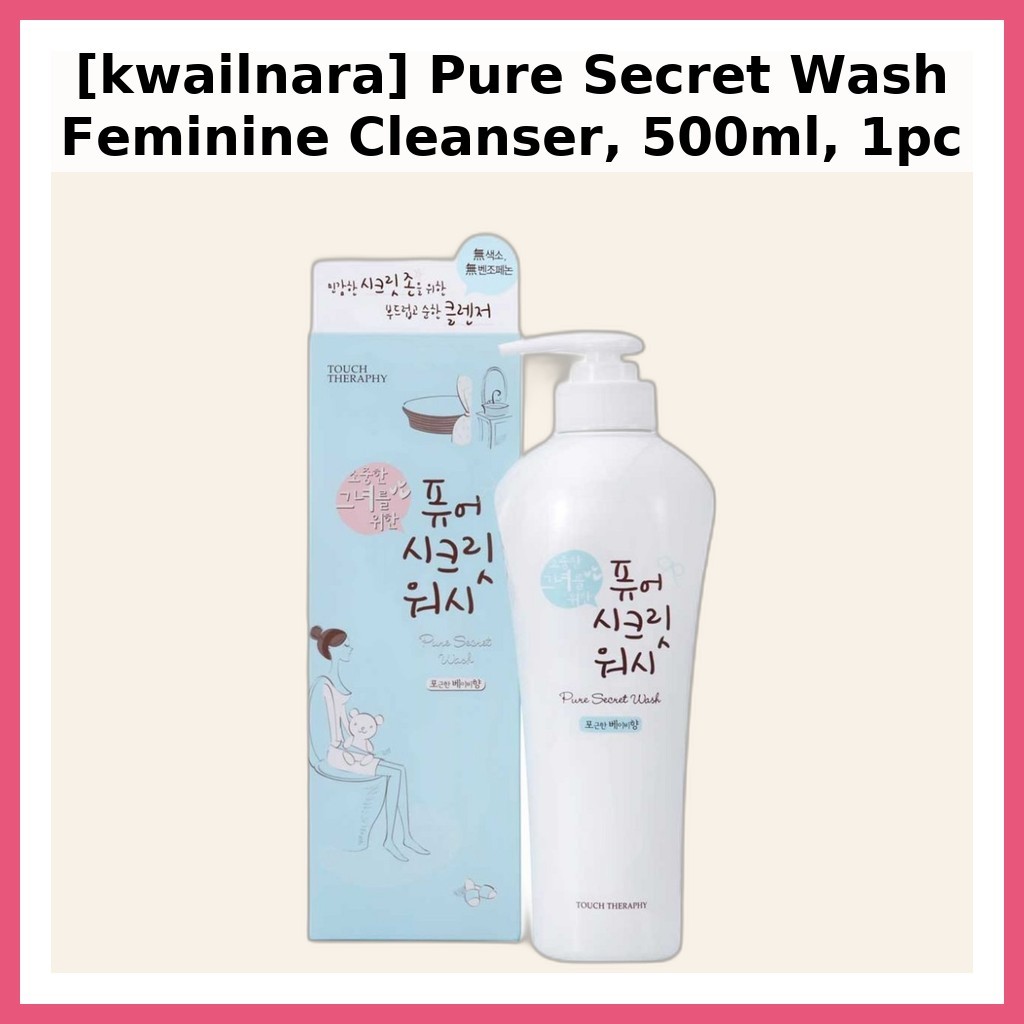 [kwailnara] Pure Secret Wash Feminine Cleanser, 500ml, 1pc / Korean Feminine Wash / Daily Use Cleans