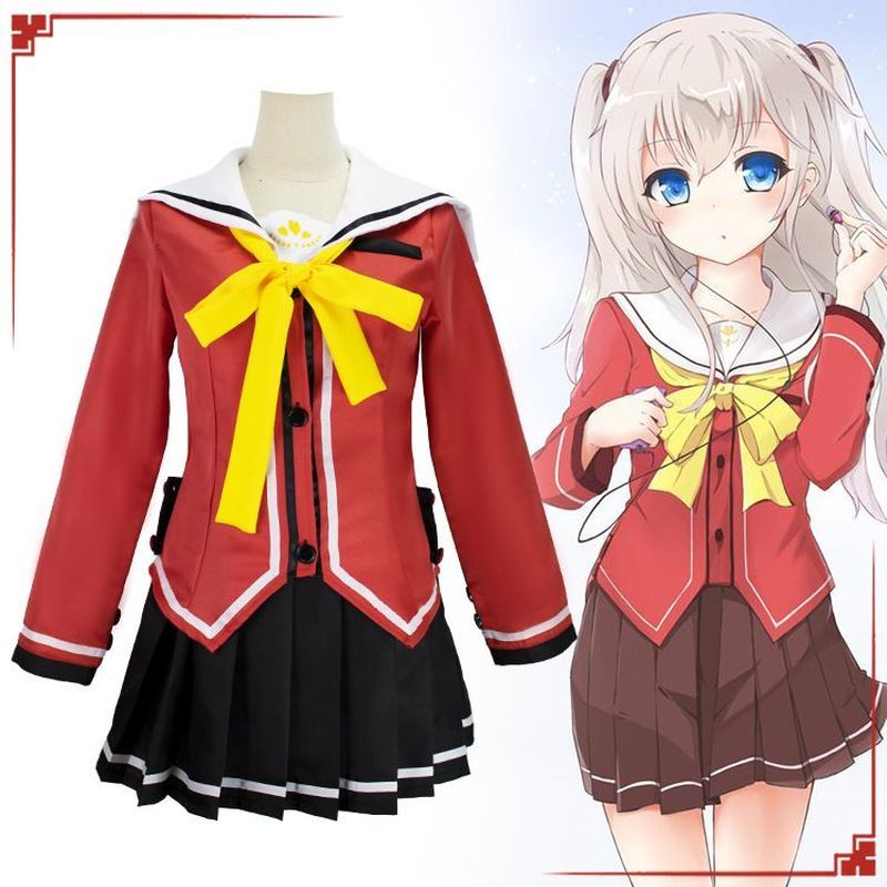 อะนิเมะยอดนิยม convention Charlotte Tomori Nao เครื่องแต่งกายชุดคอสเพลย์