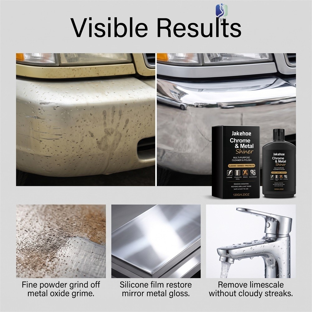 Rapid-Action Chrome-Shiner Mirror-Like Brilliance สําหรับนิกเกิล