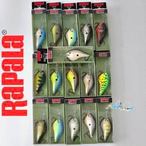 เหยื่อปลอม Rapala DT-12 (6cm / 17g) เหยื่อปลั๊กดำลึก 3.6 เมตร ไม้บัลซ่าแท้ เหยื่อราพาล่า ตกปลากระพง ชะโด ช่อนใหญ่ เปคู