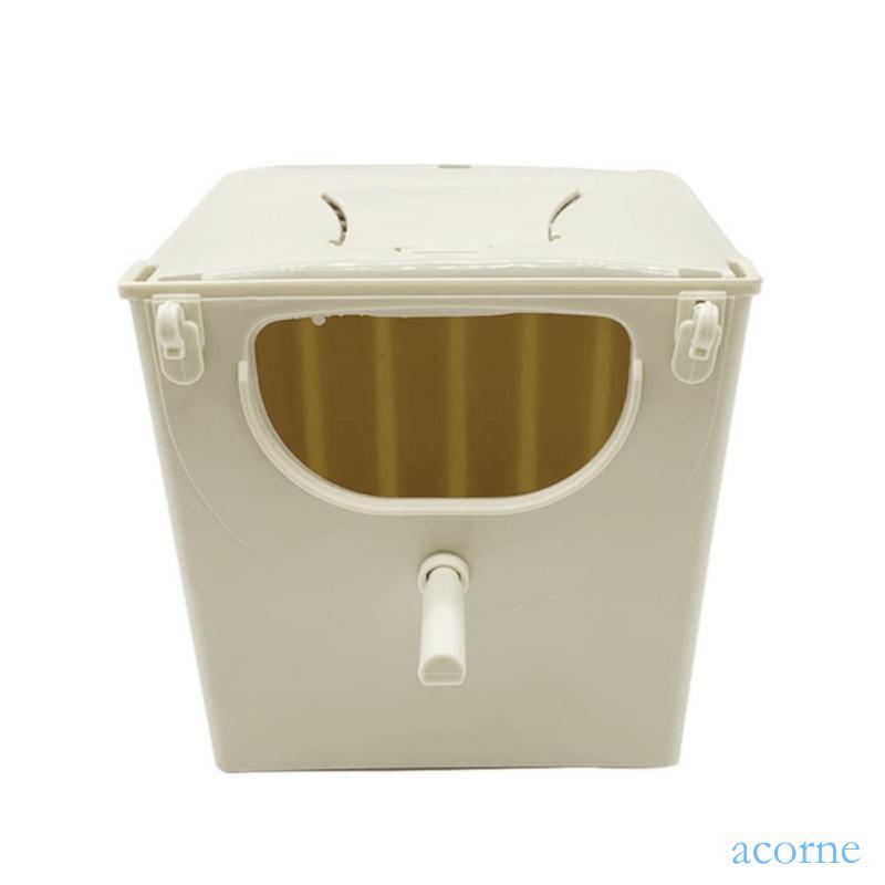 ACORN กล่องเพาะพันธุ์นก Parakeet Nesting Box Bird Nest House Cage แขวนนกฮัทสําหรับ Finch Cockatiel C