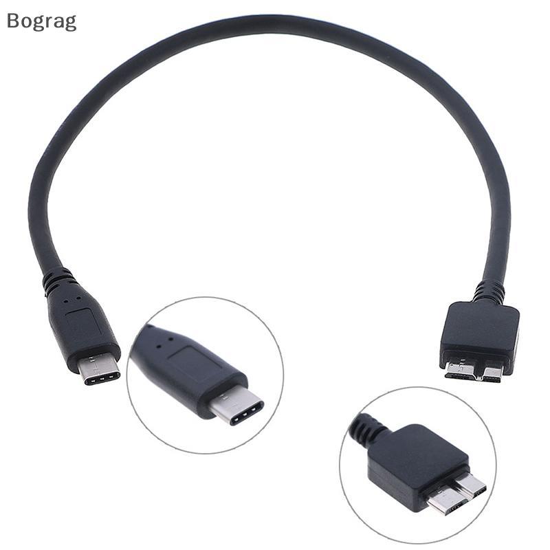 [Bogr] สาย USB c to micro usb type c to micro b สําหรับฮาร์ดดิสก์ hdd 30cm COD