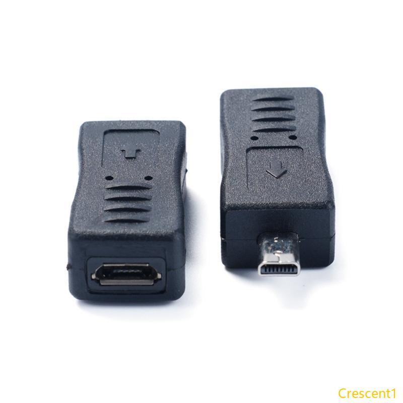 Crescent1 USB 5Pin to Mini 8Pin Adapter รองรับ Charge Data Sync USB 5Pin ตัวเมีย