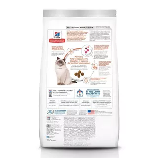 Hill's Science Diet Perfect Digestion สูตรไก่ อาหารแมว อายุ 7 ปีขึ้นไป ขนาด 1.5 กก.