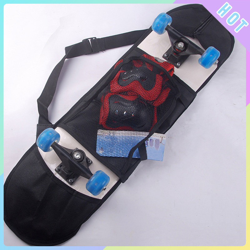 <DK> 1 ชิ้นสเก็ตบอร์ดกระเป๋าเป้สะพายหลัง BOARD Skate Cruiser Board พกพากระเป๋าเดินทางกีฬากลางแจ้งกระ