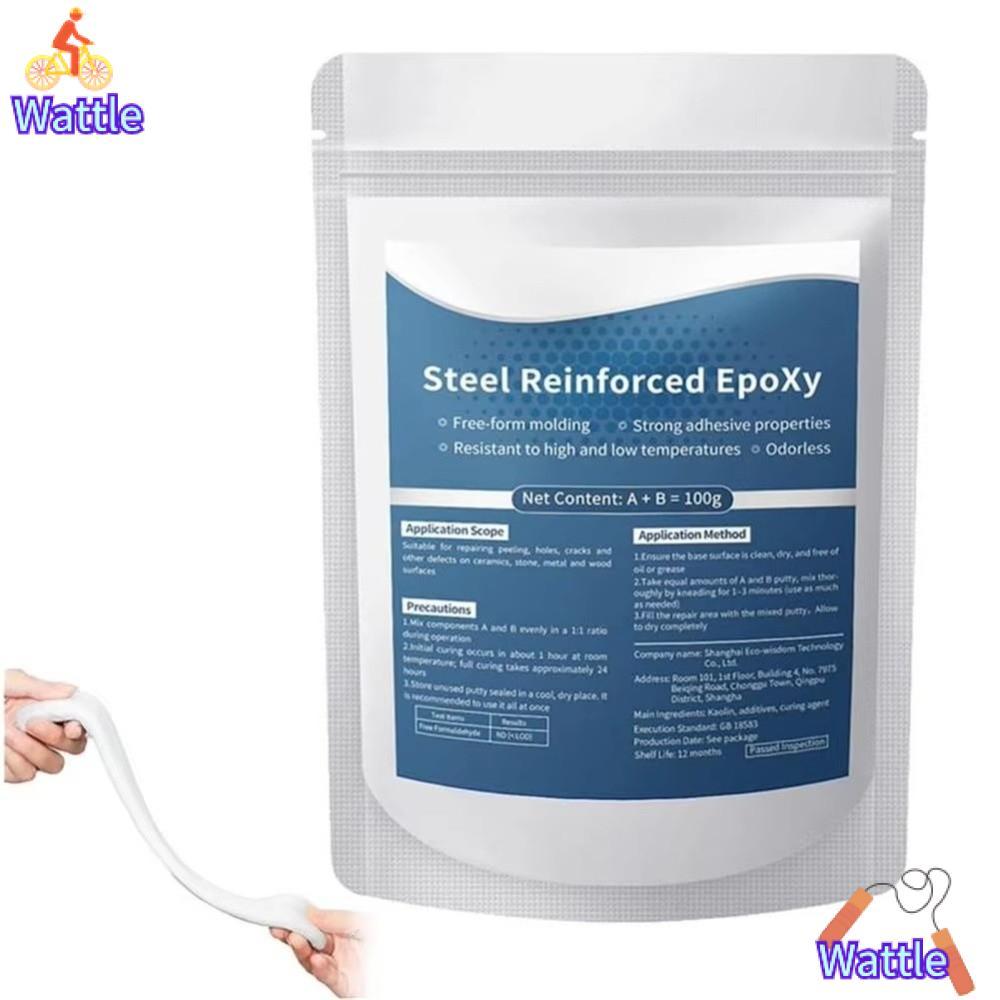 WATTLE โลหะซ่อม Putty, หลุมบรรจุ Strong Bond Iron Repair Putty, AB ซ่อม Putty เหล็กหล่อ Putty Hole P