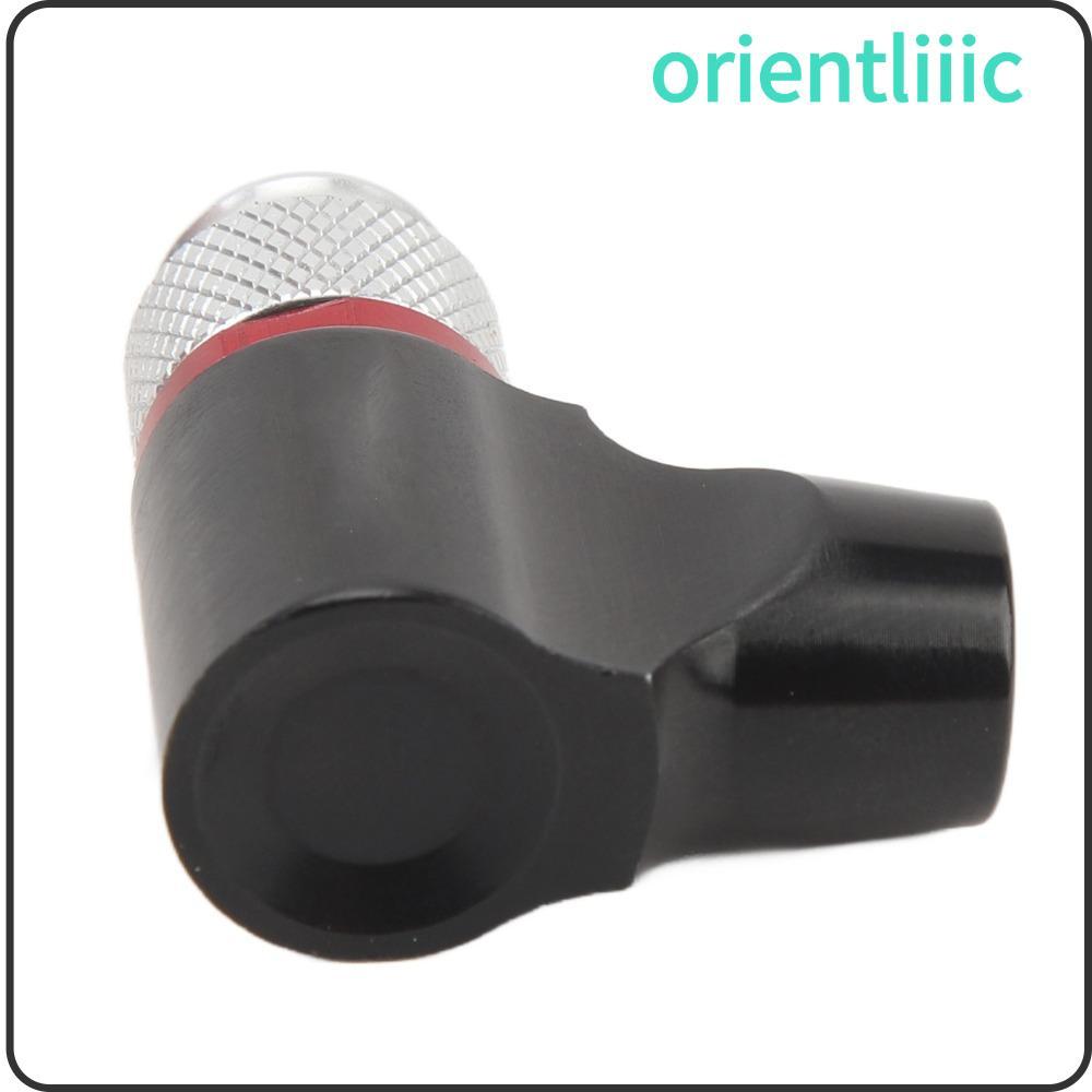 ORIEN จักรยาน CO2 Inflator, สีดําพร้อมแขนโฟม CO2 จักรยานยาง Inflator, อลูมิเนียมทนทานน้ําหนักเบาแบบพ