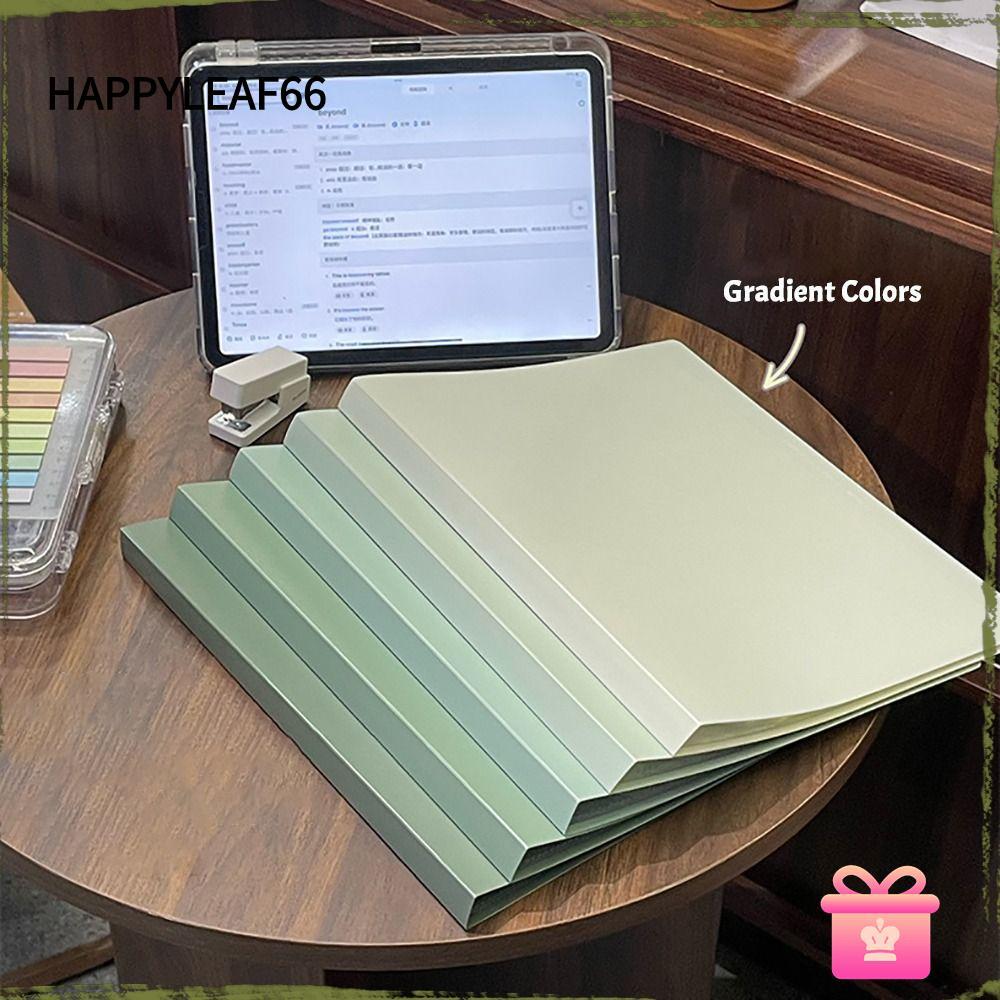 HAPPYLEAF66 Test Paper Storage Booket, PP ความจุขนาดใหญ่ A4 แฟ้มโฟลเดอร์, ทนทานไล่ระดับสีกระเป๋าออร์