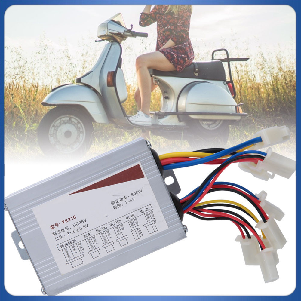 Mingstoree-th Mingstoree-th Blacoh Elektriska 36V 800W มอเตอร์ตัวควบคุมไร้แปรงไฟฟ้าแปรง DC ควบคุมควา