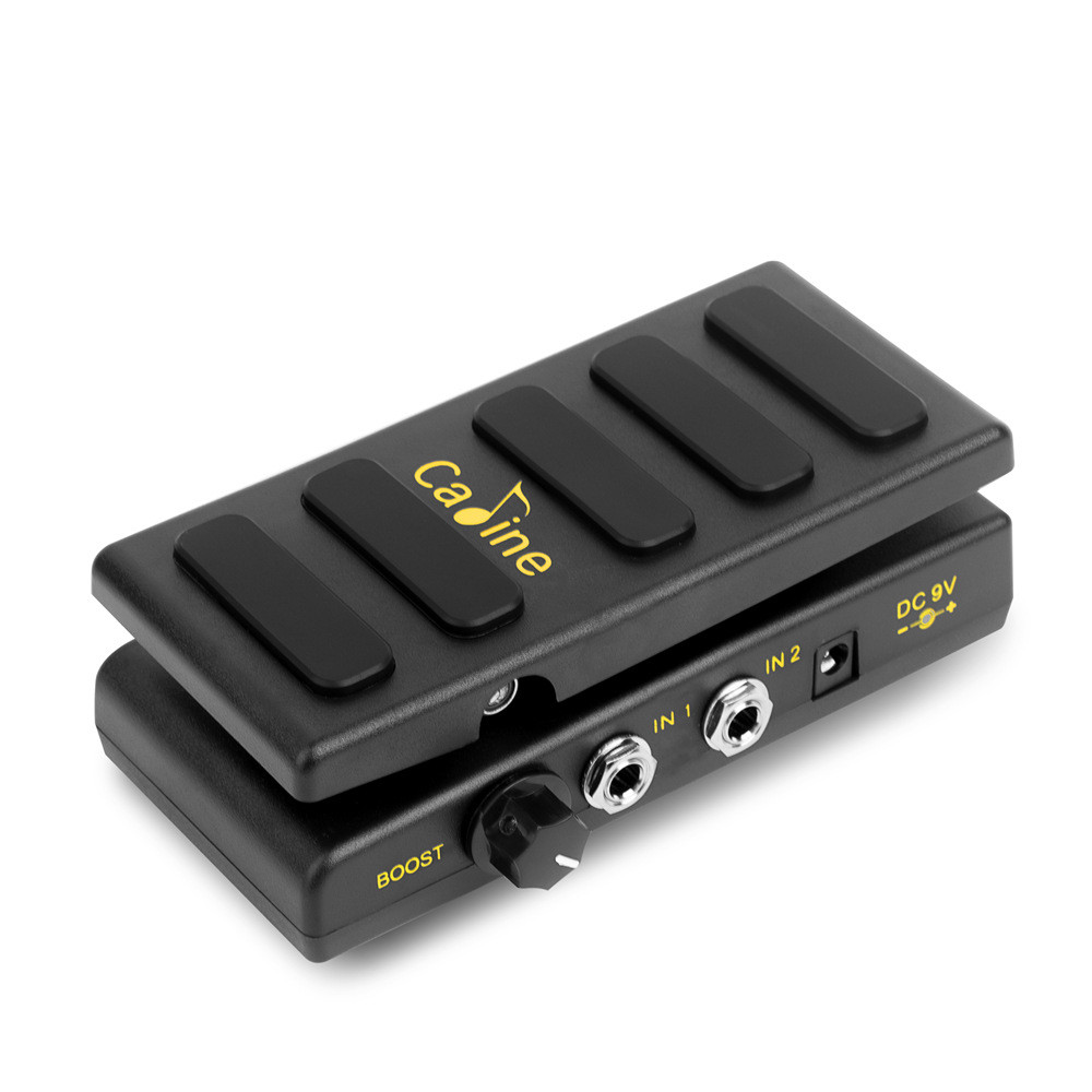 Volume Pedal Effect VOL กีต้าร์เบส Universal เพิ่ม Gain Dual Input Output Control Pedal Volume