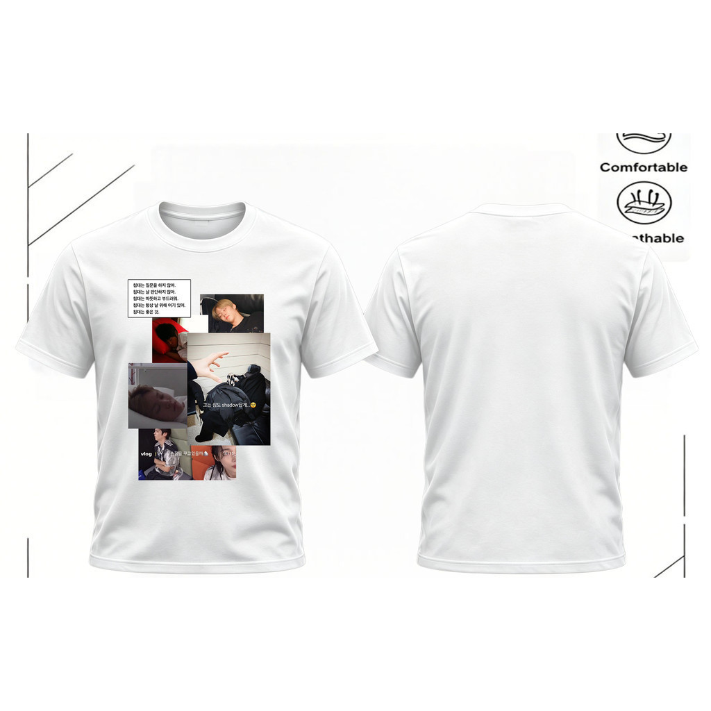 Jung Sungchan /Members of the boy group RIIZE   สไตล์เดียวกัน I LOVE HOME สนับสนุนเสื้อยืดพัดลม Merchandise ผ้าฝ้ายแท้แข