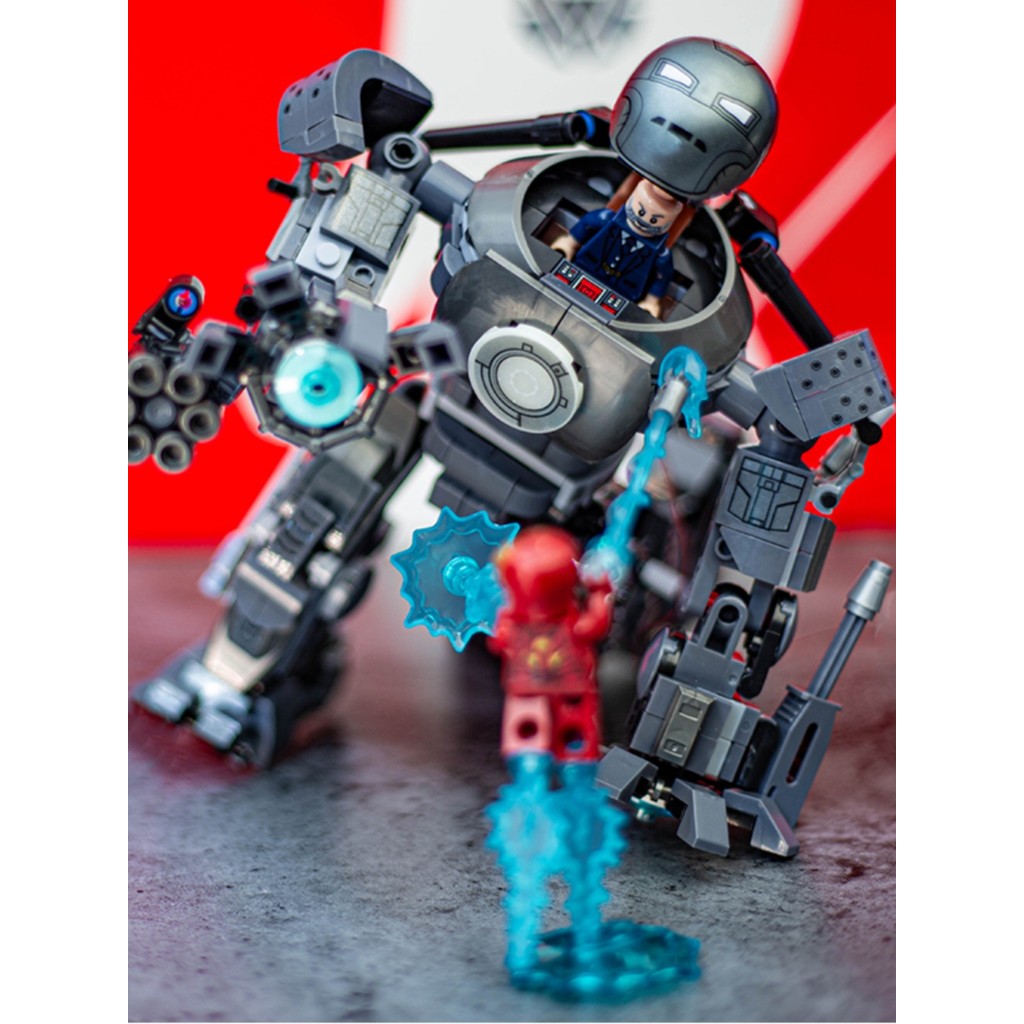 Iron Man MK1 Anti-Hulk Armored Battle of Iron Overlord 76190 Mecha Boy Toy Marvel Made in China Buil