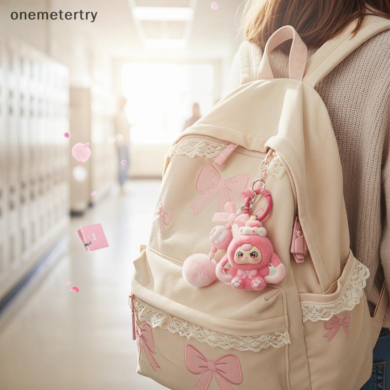 Onem 1 ชิ้น Kawaii การ์ตูน Babythree มินิพวงกุญแจน่ารักตุ๊กตากระเป๋าจี้ของขวัญ DIY อุปกรณ์เสริมตกแต่ง n