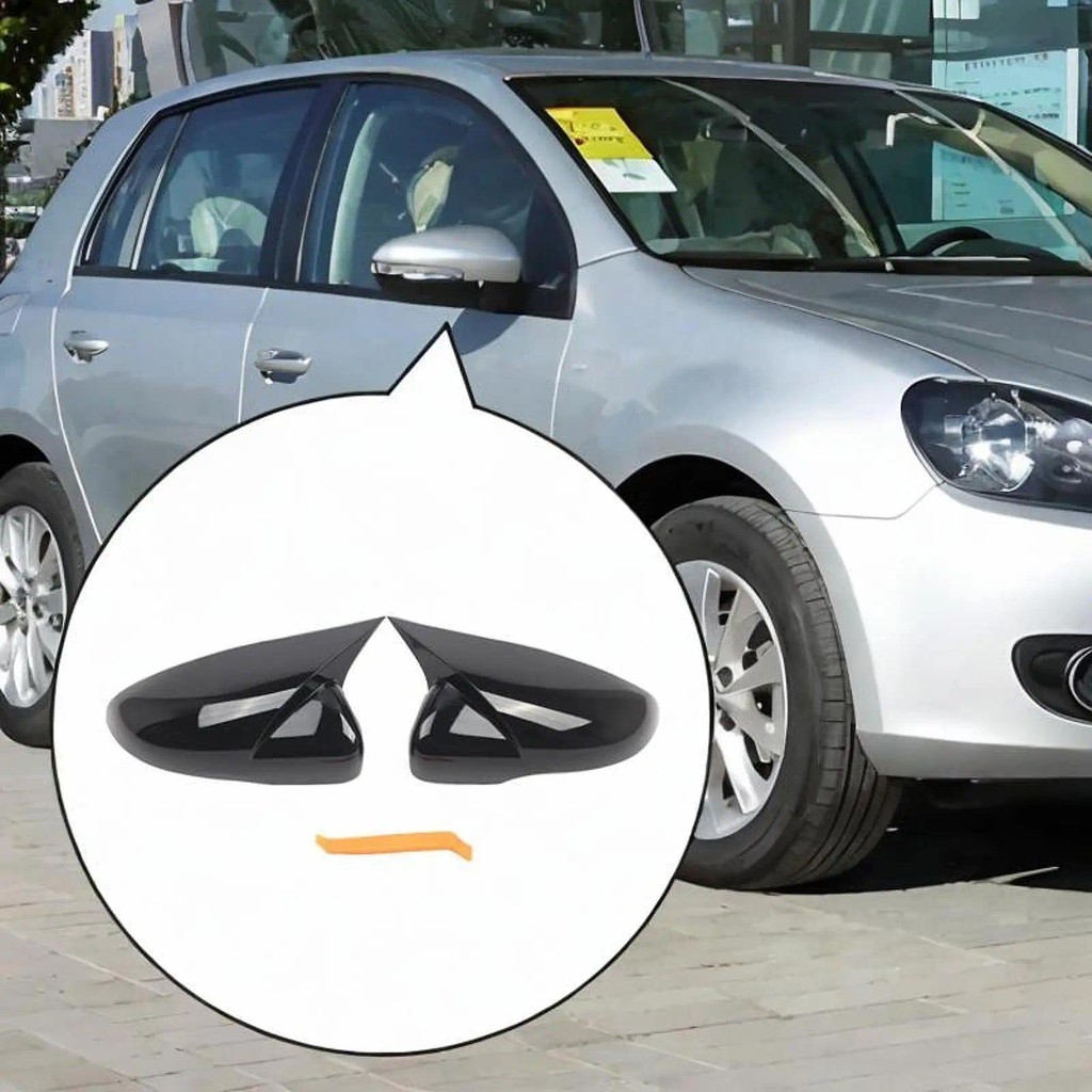 2x กระจกมองข้างประตูสําหรับ Volkswagen Golf MK6 Convertible 2009-2013