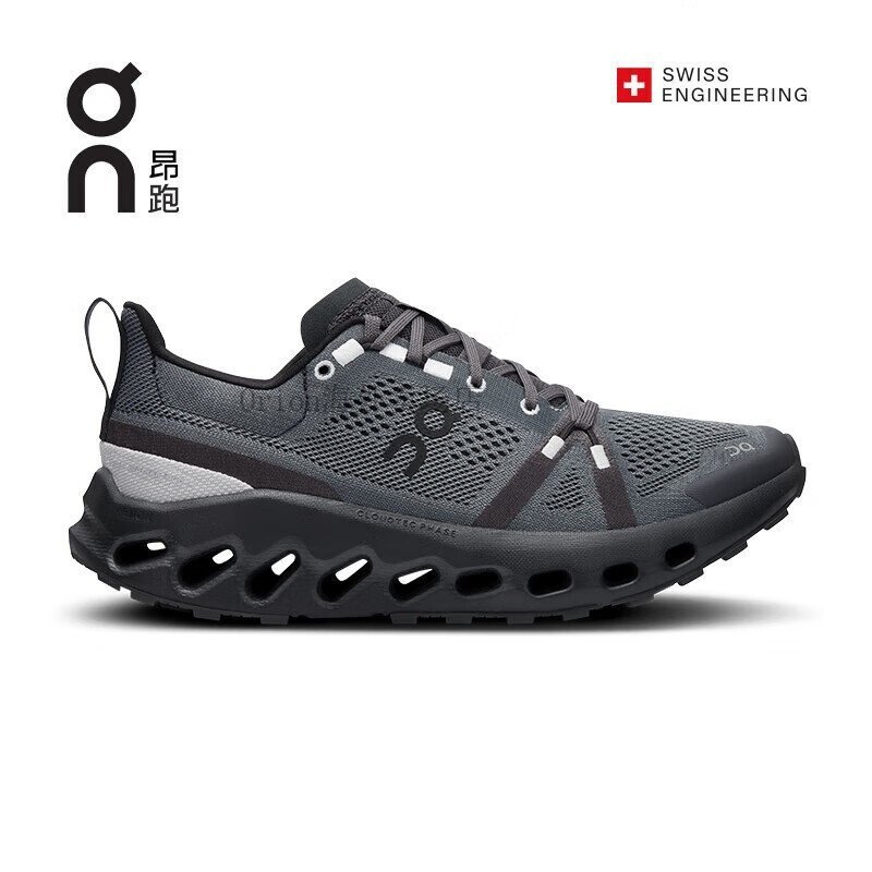On Cloud Shoes Cloudsurfer Trail ดูดซับแรงกระแทกถนนบนรองเท้าวิ่งสําหรับผู้ชายผู้หญิงสุภาพสตรีกีฬารอง