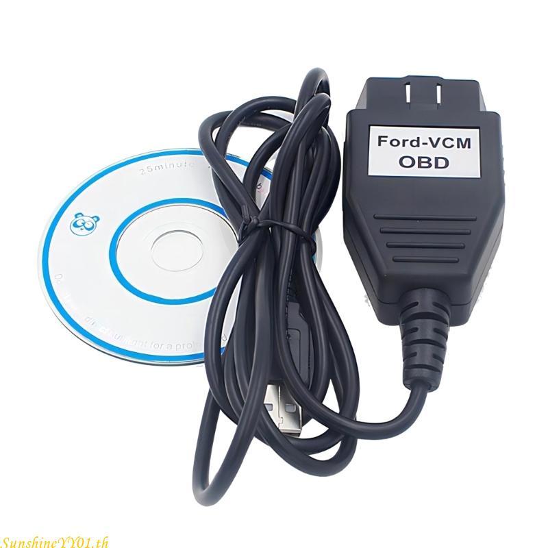 SUN อินเทอร์เฟซ USB OBD สําหรับสายวินิจฉัย VCM OBD Focom VCM OBD วินิจฉัย