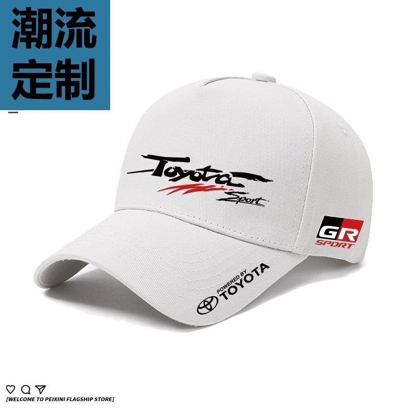🎁 หมวกเบสบอลปรับได้ ดีไซน์สำหรับคลับรถแข่ง Toyota Racing พิมพ์ลาย shade 0227