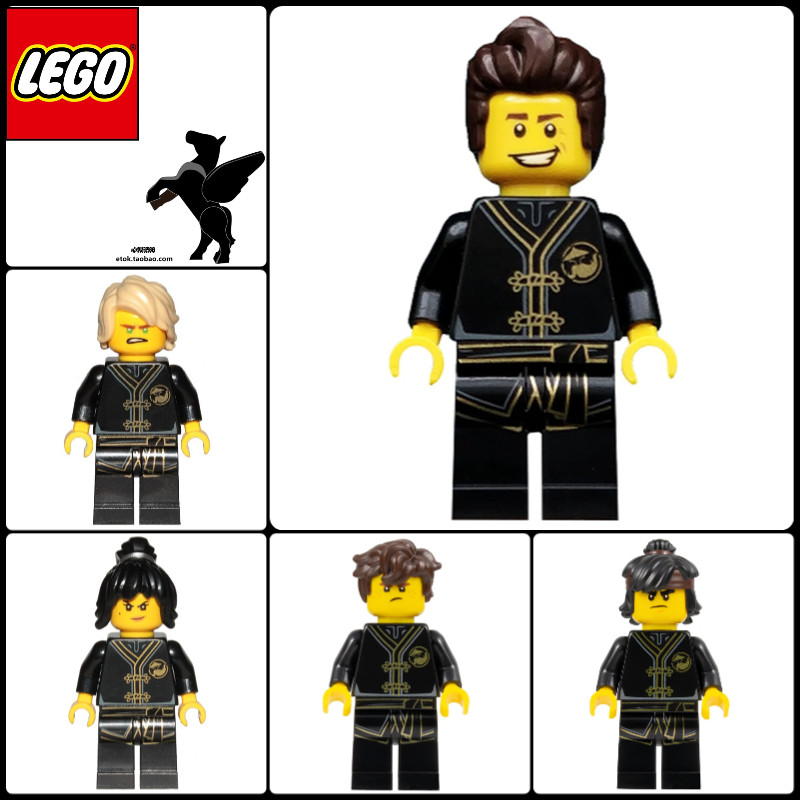 LEGO LEGO LEGO Phantom Ninja Minifigure Black Training Suit Lloyd Dale Resni Yakojie