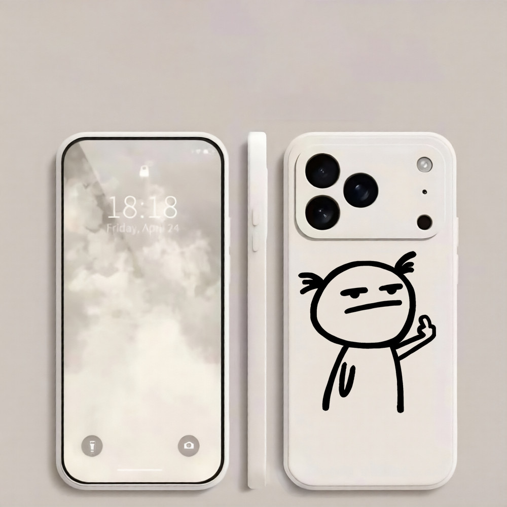 เคสโทรศัพท์สําหรับคนชอบประชดคนเลวแบบมือเดียว ใช้ได้กับ Xiaomi 17U 17TPro 17T 15U 15 14U 14Pro 13Pro 