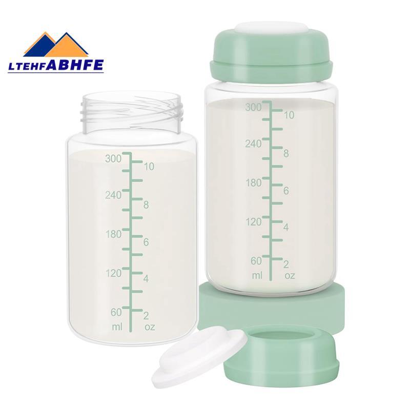 [ขายร้อน L]ขวดเก็บน้ํานมแม่(10oz)- หน้าแปลนปากกว้าง 2 ชิ้นสําหรับ Spectra S1 S2 9 Plus /Motif Luna/O