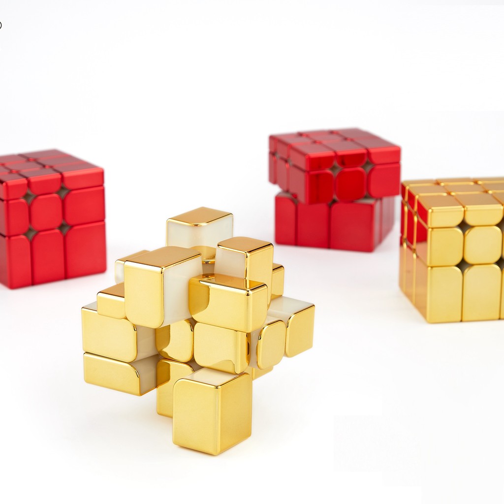 Cyclone Boy ชุบกระจก Magic Magnetic Cube 3*3 Cube ของเล่นสําหรับผู้ใหญ่ปริศนาเด็กของเล่นเพื่อการศึกษ