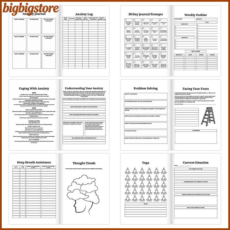 Big Bipolar & ความวิตกกังวล, Bipolar Disorder, BD Psychological Therapy, Journal Planners Notebook P