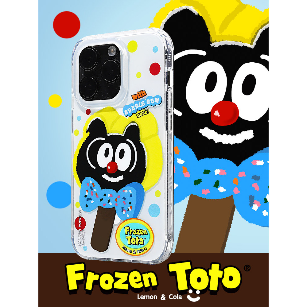 สไตล์ญี่ปุ่นแมวข้าวสองชั้นฤดูร้อน Popsicle Black Cat เคสโทรศัพท์แม่เหล็กเหมาะสําหรับ Apple Huawei iP