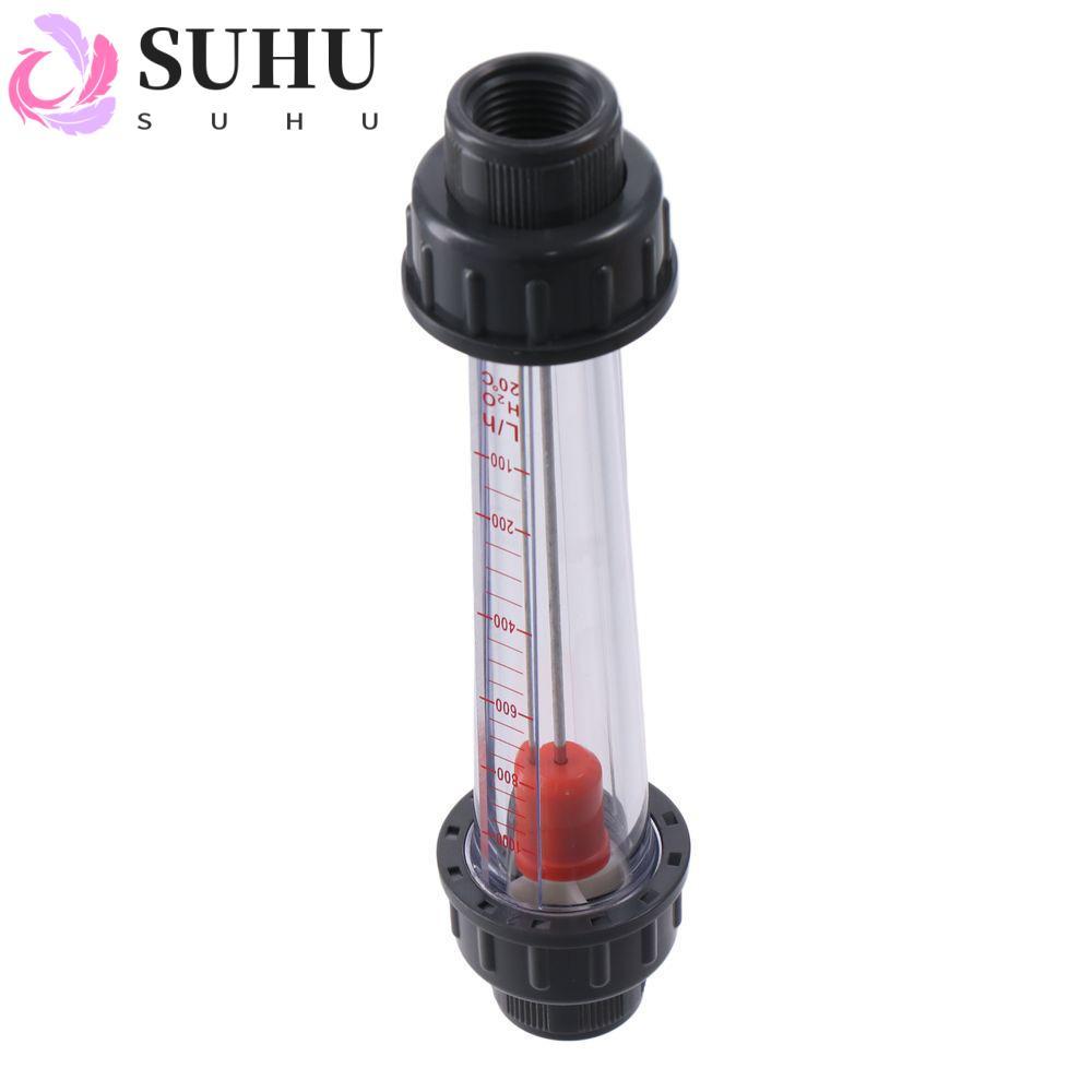 SUHU Peak Flow Meter, 100-1000L/H หลอดพลาสติก Rotameters, ติดตั้งง่าย LZS-15D เครื่องวัดการไหลของน้ํ