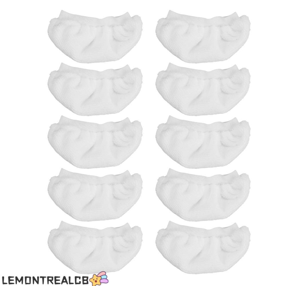 LEMONTREALCB 10 ชิ้น Steam Cleaner Mop Pads,ไมโครไฟเบอร์สูง Absorbency Steam Cleaner เปลี่ยนแผ่นมือถ