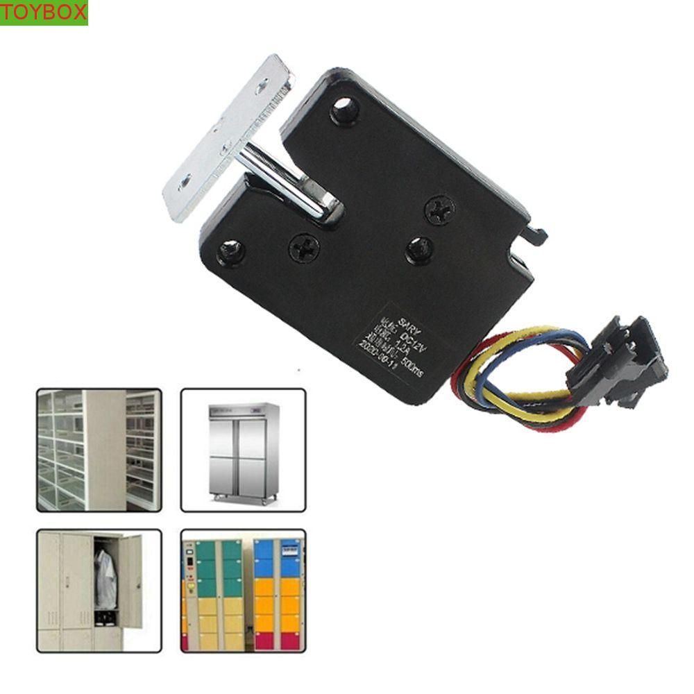 TOYBOX ล็อคควบคุมไฟฟ้า Mini DC Locker ตู้เก็บของลิ้นชัก|ที่ล็อคประตู