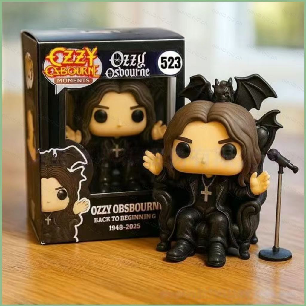 QL2 FUNKO POP Ozzy Osbourne Action Figure Whimsical เป็ดเครื่องประดับตกแต่งบ้านของขวัญสําหรับเด็กคอล
