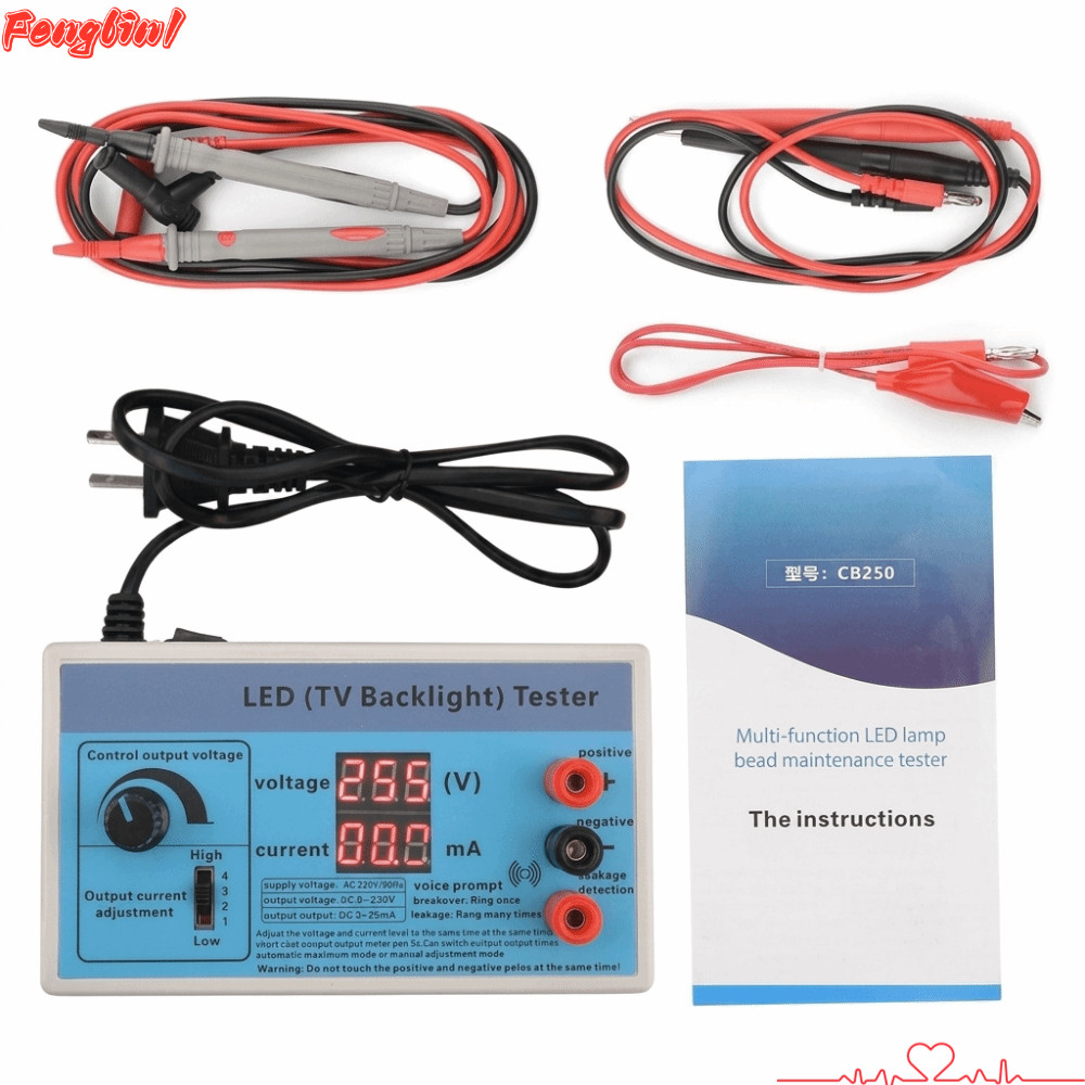 FENGLIN1FR LED TV Backlight Tester, ความสว่างสูง 0-230V เอาต์พุต Backlight Strip Tester, ปลั๊ก 110V 