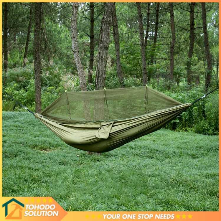 เปลญวน มุ้งกันยุงแบบแขวน Swing Camping Outdoor 2.9x1.4M - J510