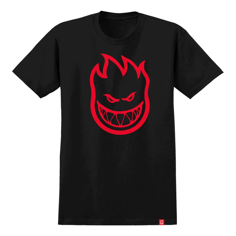 Camisa Spitfire Wheels Bighead Negra Roja