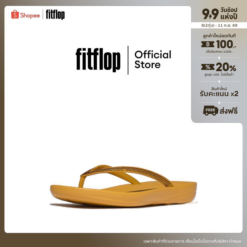 FITFLOP IQUSHION SPARKLE รองเท้าแตะผู้หญิง รุ่น R08-D65 สี YELLOW