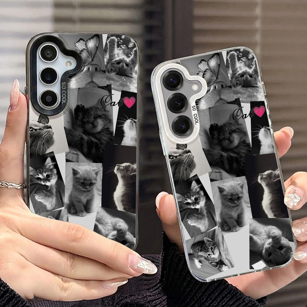 IMD ชุบเงิน เคส for samsung a56 5g A55 A57 A17 A16 A54 A36 A37 A0 A15 A05S A22 A06 A35 A26 เคสแข็ง ล