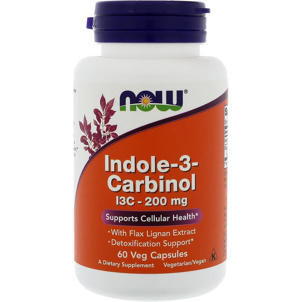 ตอนนี้ Indole-3-Carbinol (I3C) 200 แคปซูล - 60 แคปซูลยาแคปซูล (บรรจุอาจวารี่)