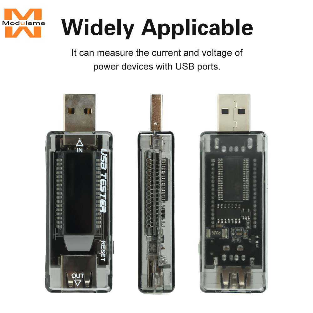 KWS-V20 KWS-V21 เครื่องทดสอบมิเตอร์แรงดันไฟฟ้าและกระแสไฟ USB พร้อมหน้าจอแสดงผล LCD