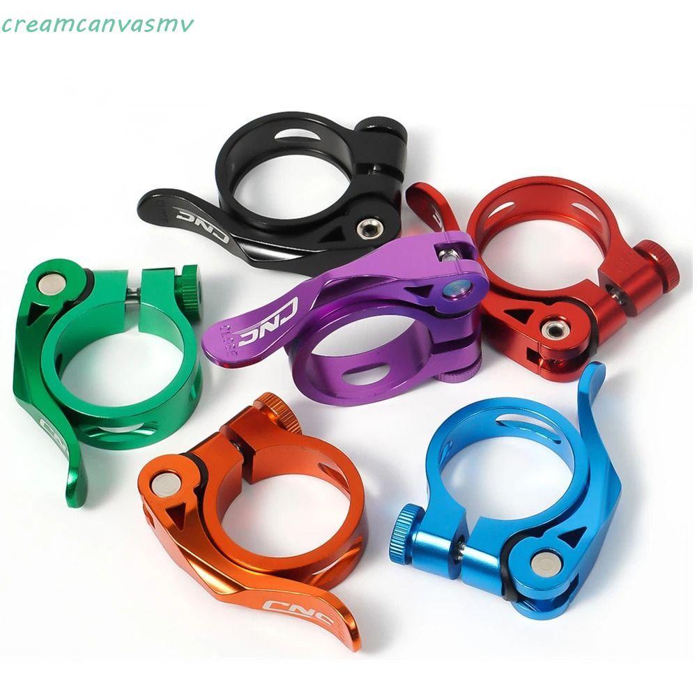 ROVER ที่นั่งจักรยานโพสต์ CLAMP ชิ้นส่วนจักรยาน Ultralight จักรยาน Seatpost Clamp 31.8 มม./34.9 มม.เ