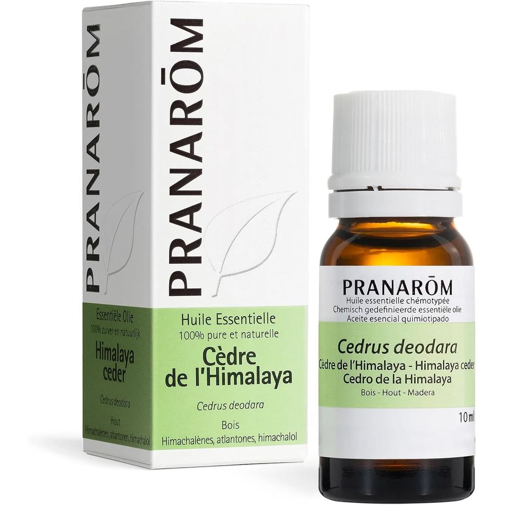 PRANAROM - หิมาลัยซีดาร์ - น้ํามันหอมระเหย Cedrus deodara - ไม้ 10ml
