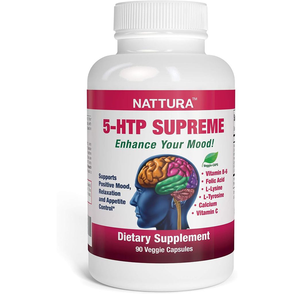 แนททูร่า 5-HTP Supreme - สําหรับ Positive Mood, Relaxation and Appetite Control - พร้อม 5-HTP, L-Tyr