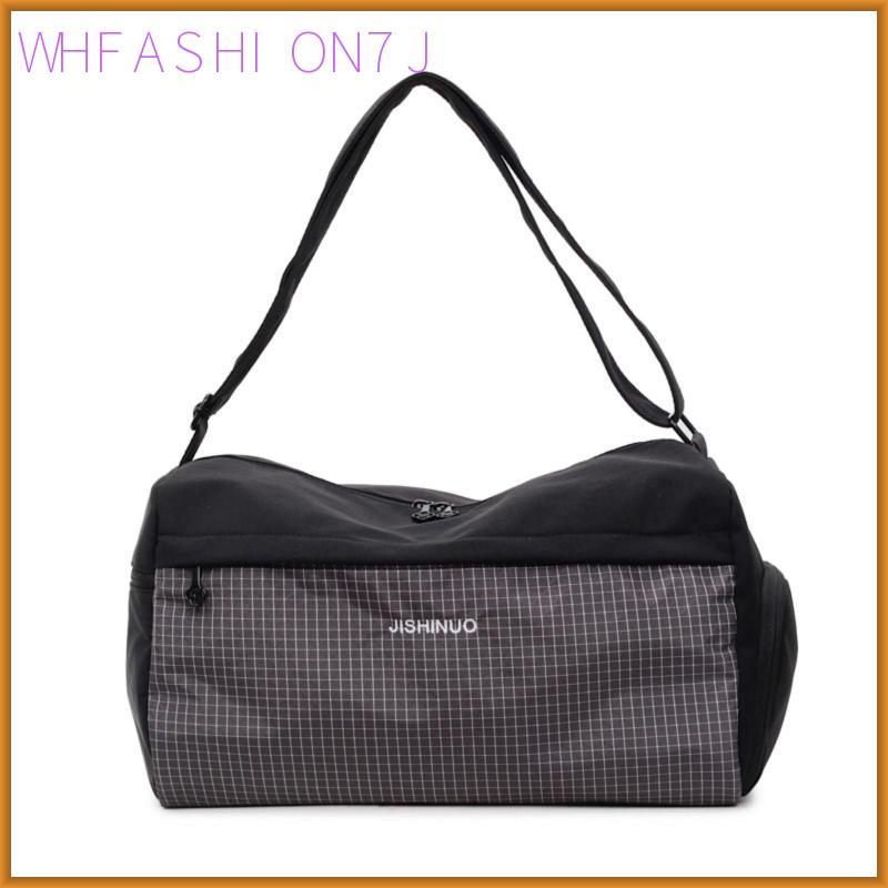 [whfashion7j] Sports Duffel with Front Pocket Soft Gym Bag with Shoulder Strap Sturdy