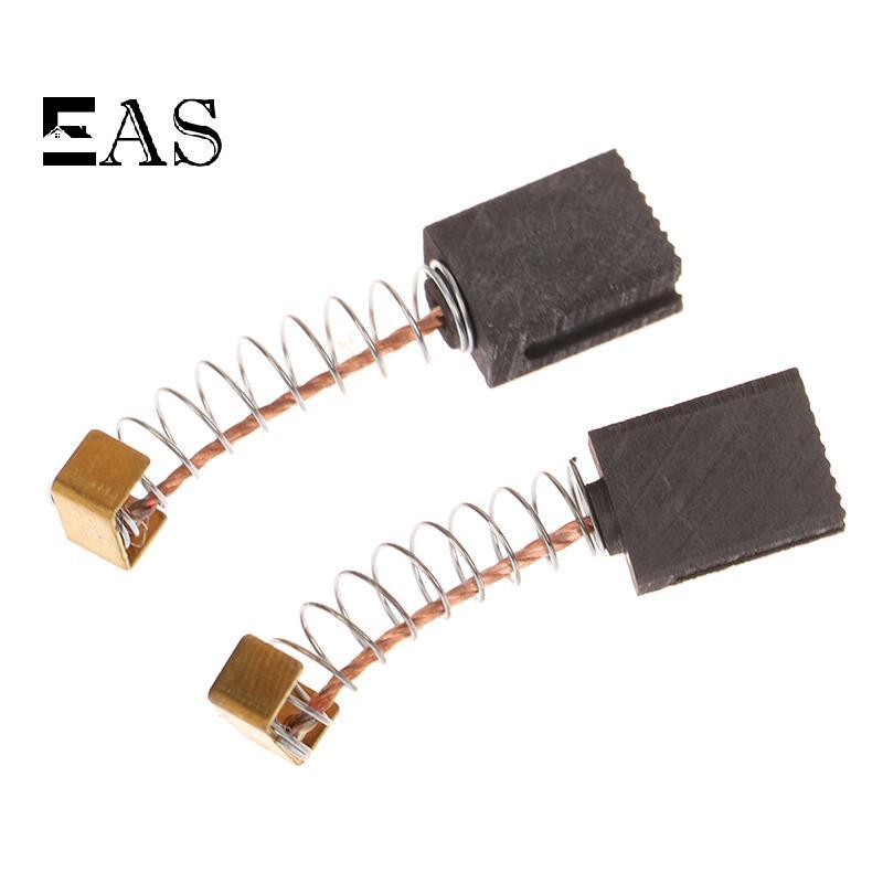 [EA] 2PCS สําหรับ Parkside PBH 1500 A1 6x10x14 มม.แปรงคาร์บอนเครื่องยนต์ถ่านหินบดมอเตอร์คาร์บอนแปรงเ